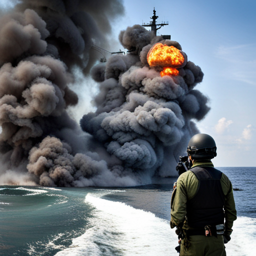 Ukrainian Military Releases Video of Aerial Drone Strike on Russian Boat